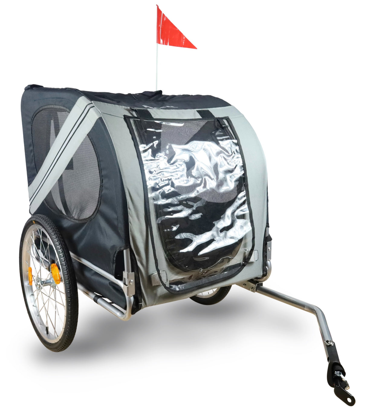 FROSAL Fahrradanhänger Lukas für Hunde Hundeanhänger