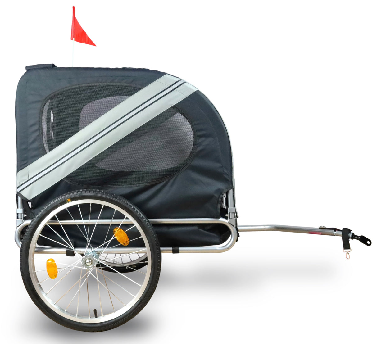 FROSAL Fahrradanhänger Lukas für Hunde Hundeanhänger