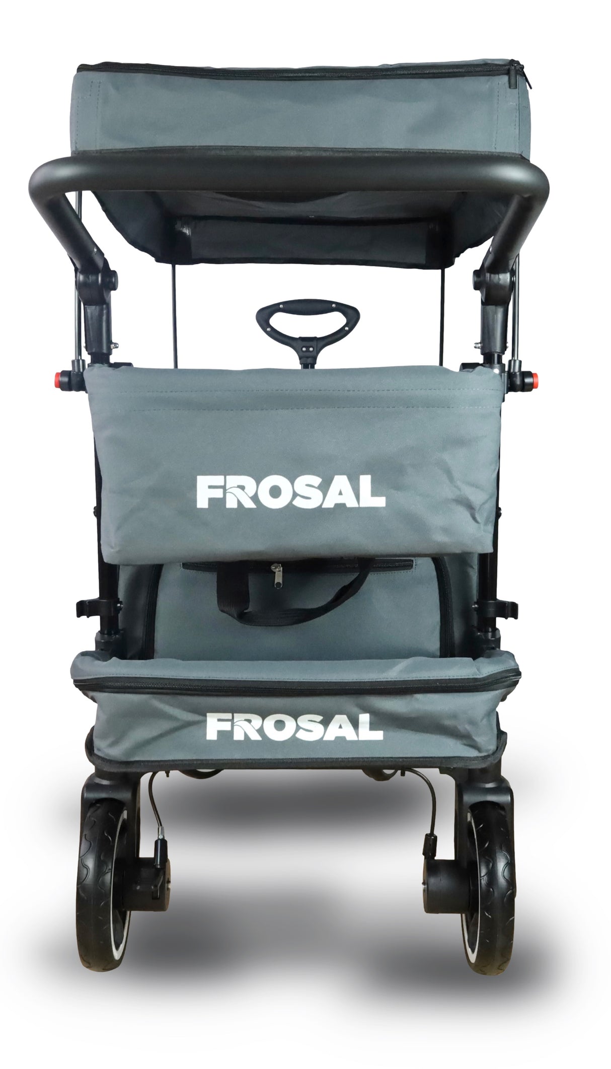FROSAL Bollerwagen Paul grau faltbar Premium Handwagen