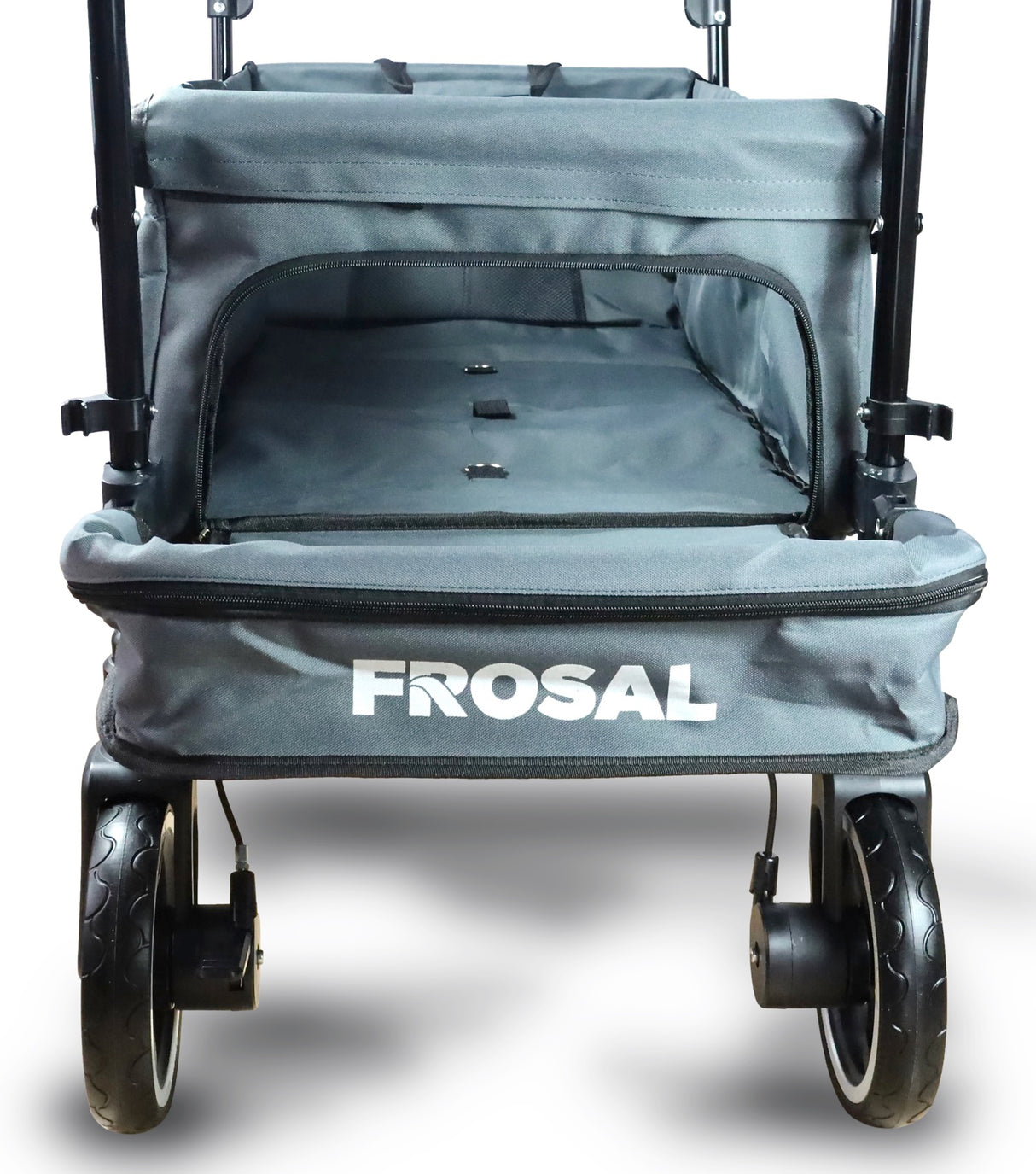 FROSAL Bollerwagen Paul grau faltbar Premium Handwagen