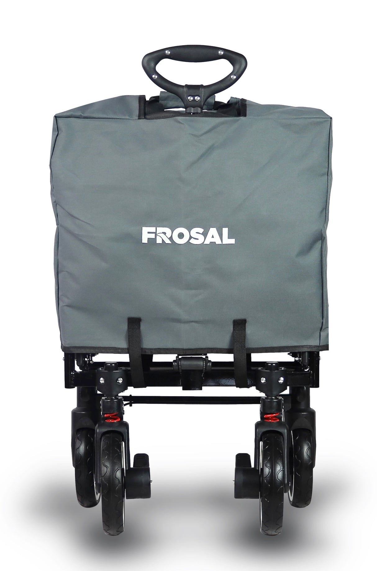 FROSAL Bollerwagen Paul grau faltbar Premium Handwagen