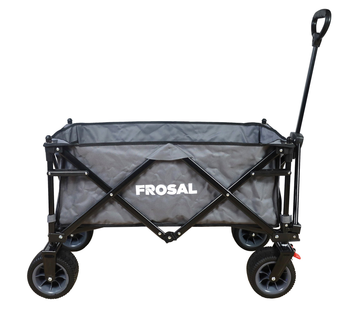 FROSAL faltbarer Bollerwagen Emil grau Klappbollerwagen