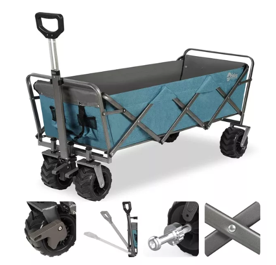 Sekey Verlängerter faltbarer Bollerwage mit Bremse