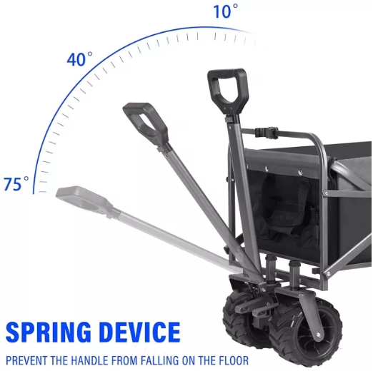 Sekey Verlängerter faltbarer Bollerwage mit Bremse