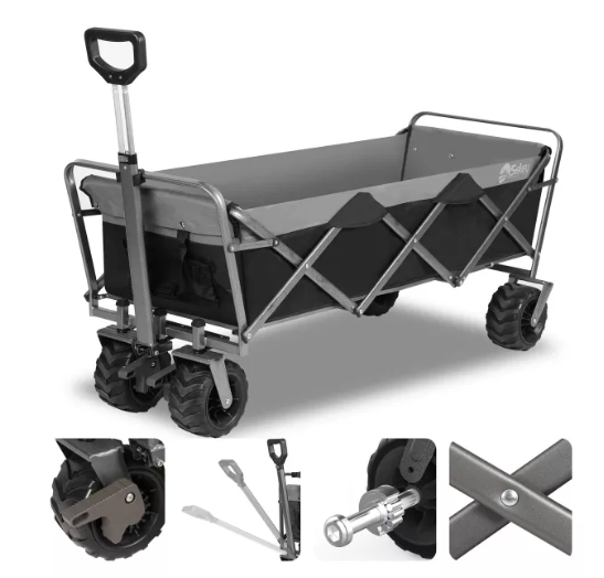 Sekey Verlängerter faltbarer Bollerwage mit Bremse