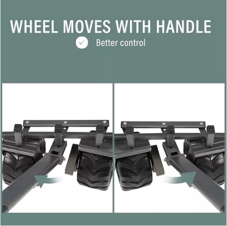 Sekey Verlängerter faltbarer Bollerwage mit Bremse