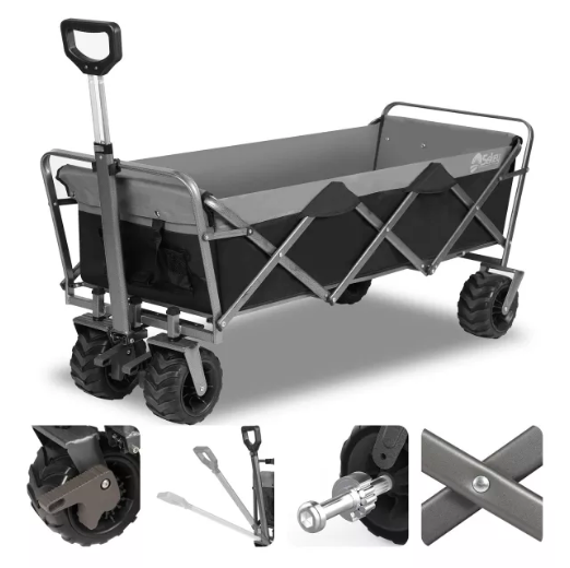 Sekey Verlängerter faltbarer Bollerwage mit Bremse