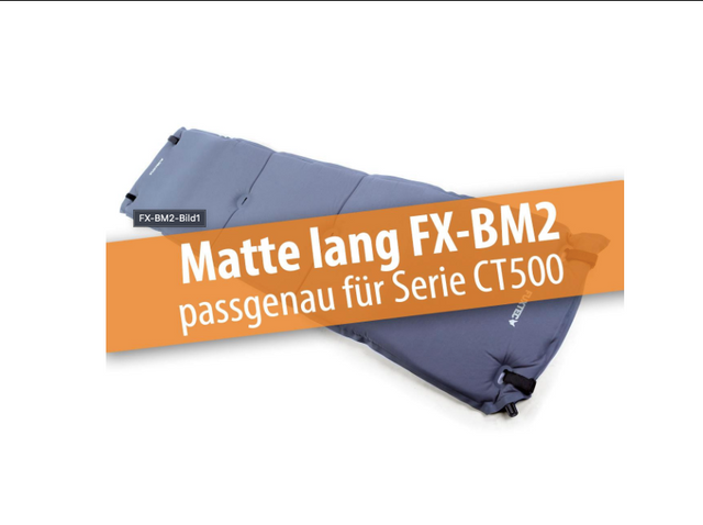 FUXTEC Bollerwagenmatte lang für Serie CT350/ 500