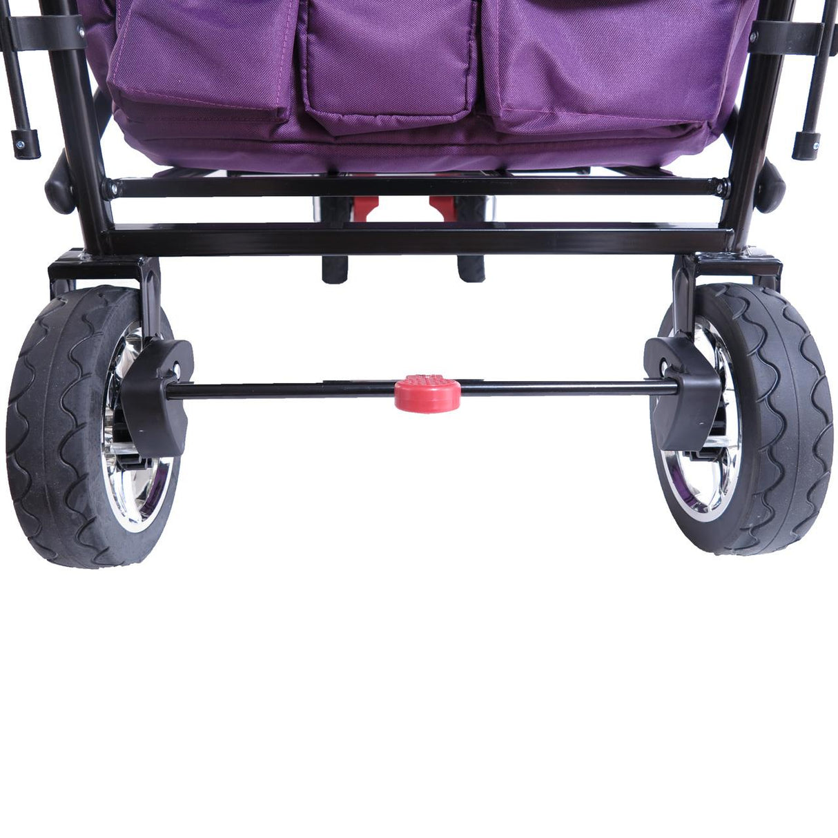 FUXTEC faltbarer Bollerwagen FX-CT700P mit UV-Schutz-Sonnendach, purpur