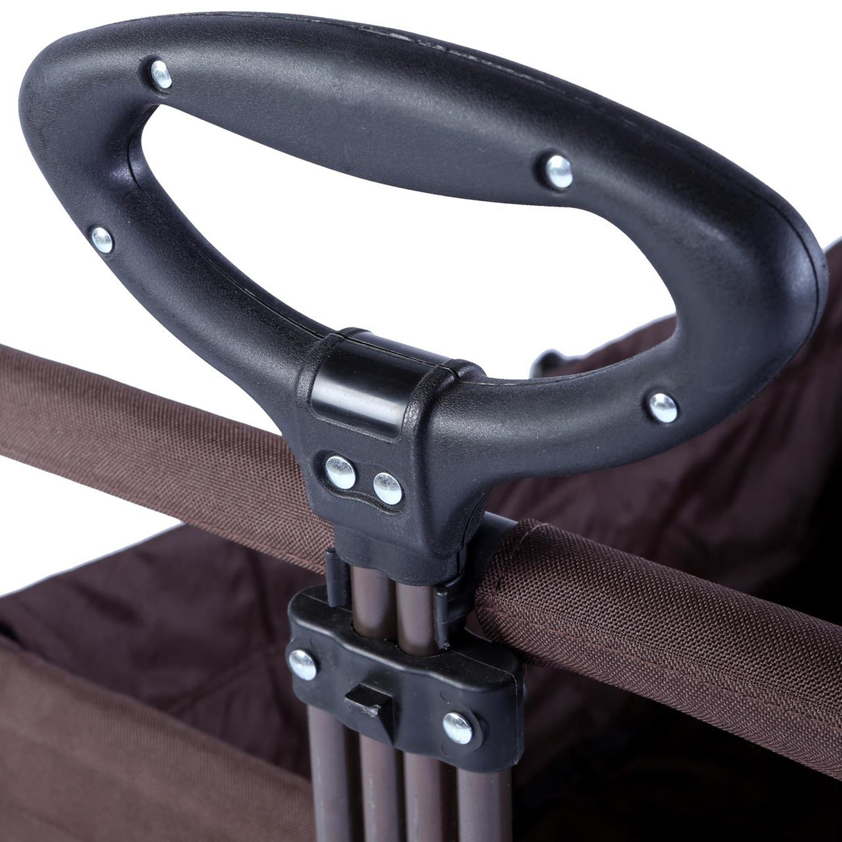 FUXTEC faltbarer Bollerwagen FX-CT700B mit Sonnendach, braun