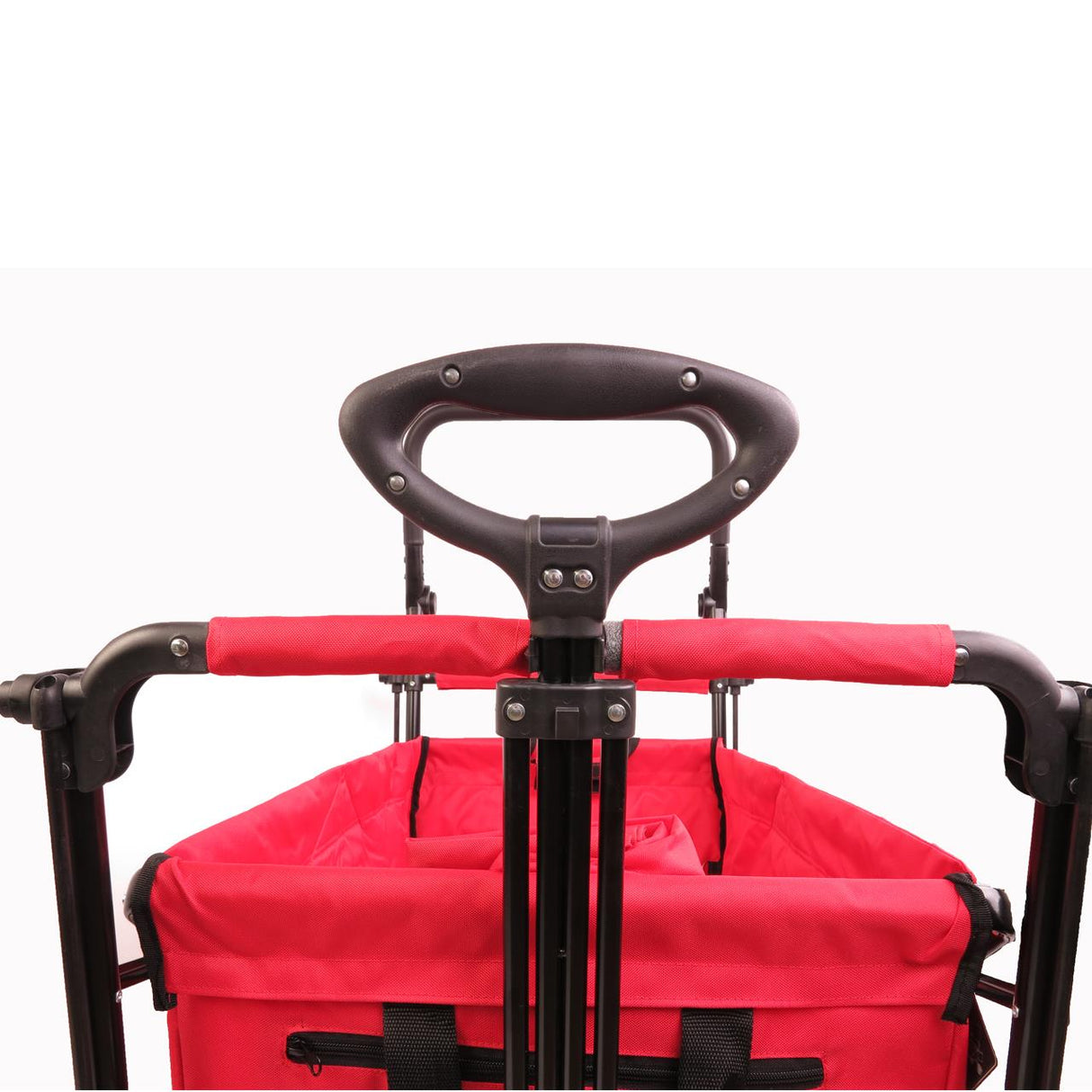 FUXTEC faltbarer Bollerwagen FX-CT700R mit UV-Schutz-Sonnendach, rot