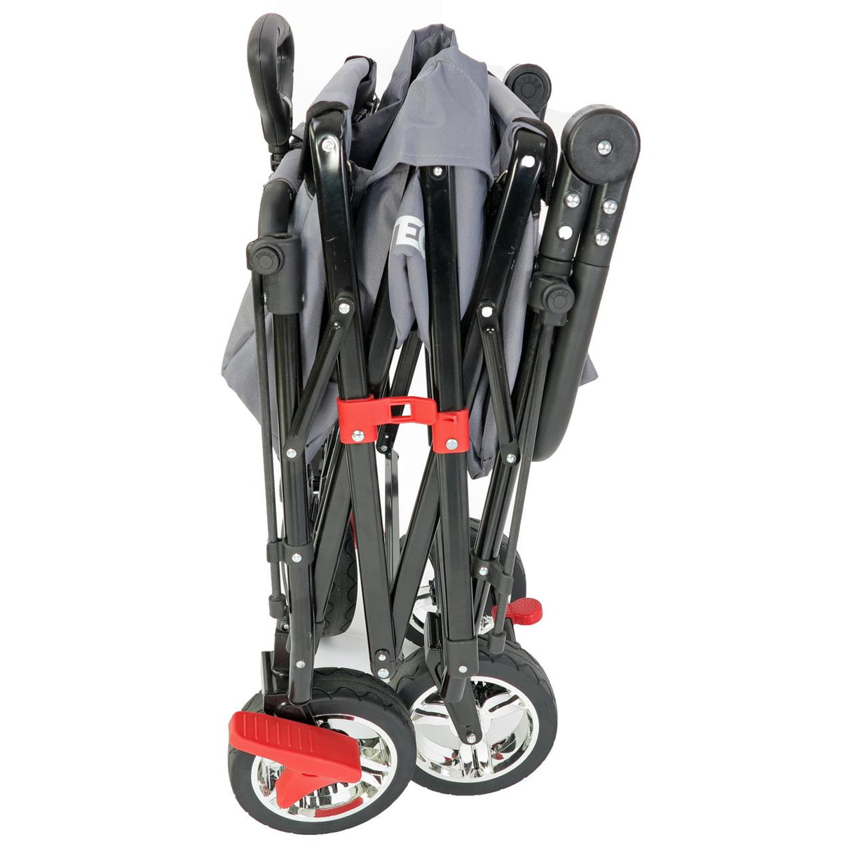 FUXTEC faltbarer Bollerwagen FX-CT700G mit UV-Schutz-Sonnendach, grau