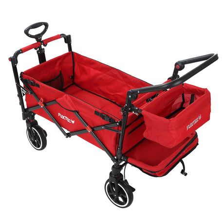 FUXTEC faltbarer Premium Bollerwagen FX-CT850 in Rot