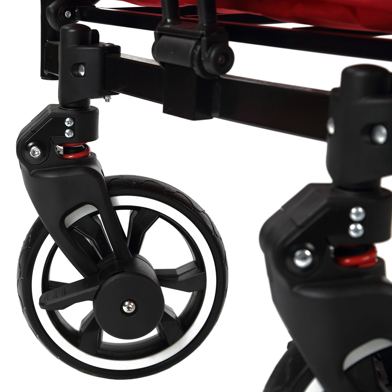 FUXTEC faltbarer Premium Bollerwagen FX-CT850 in Rot