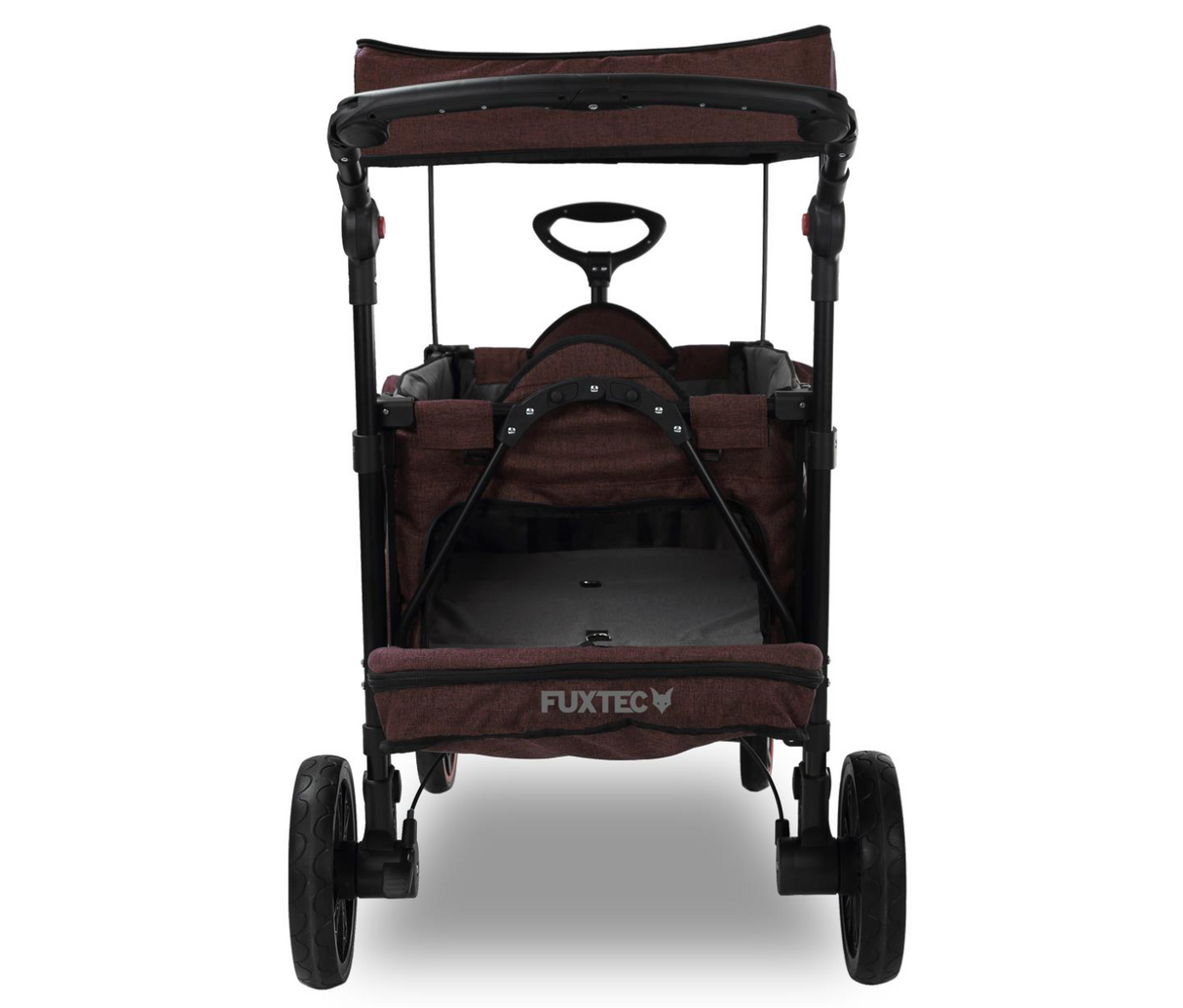 FUXTEC CTC850 Premium Kompakt-Bollerwagen, braun