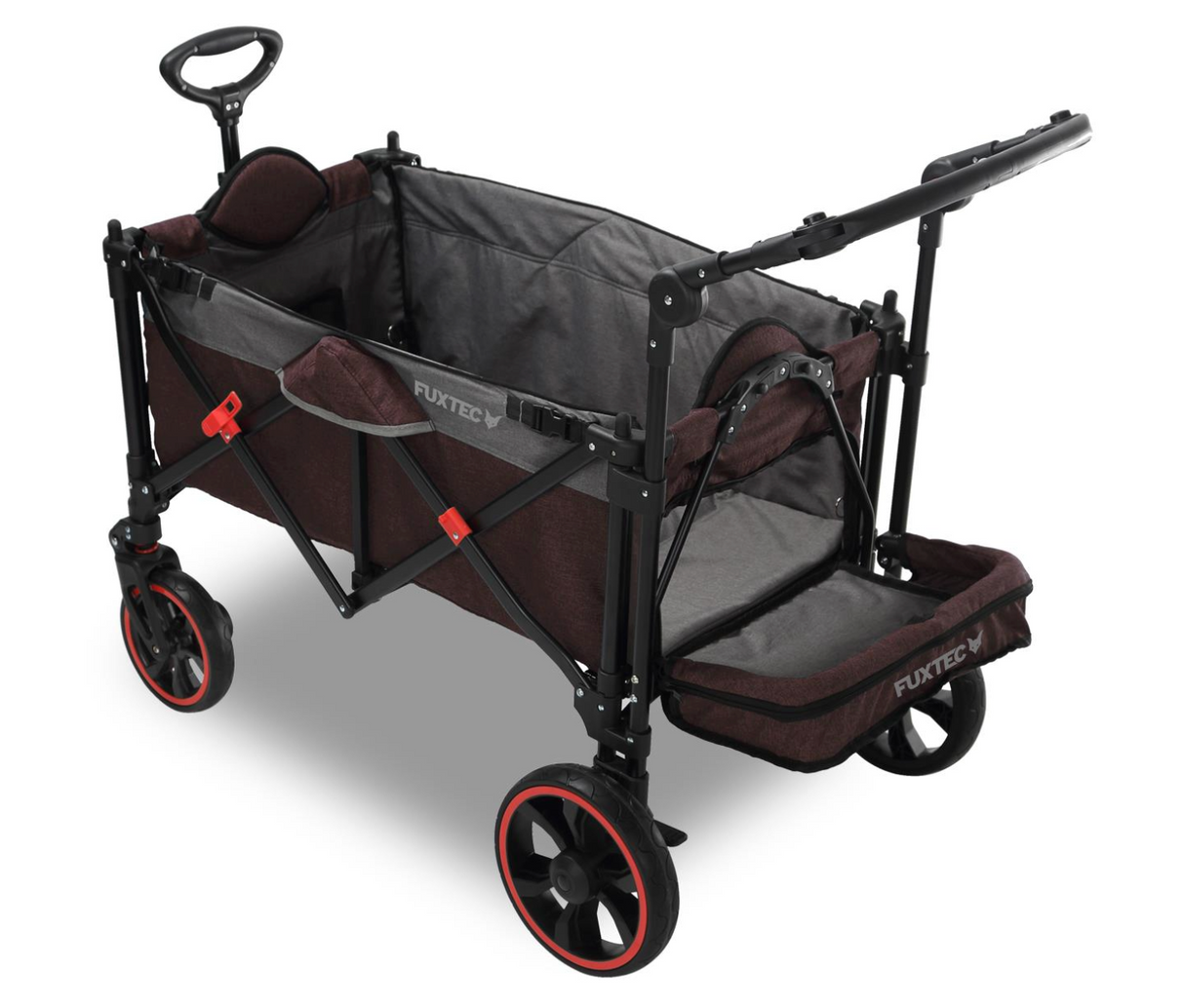 FUXTEC CTC850 Premium Kompakt-Bollerwagen, braun