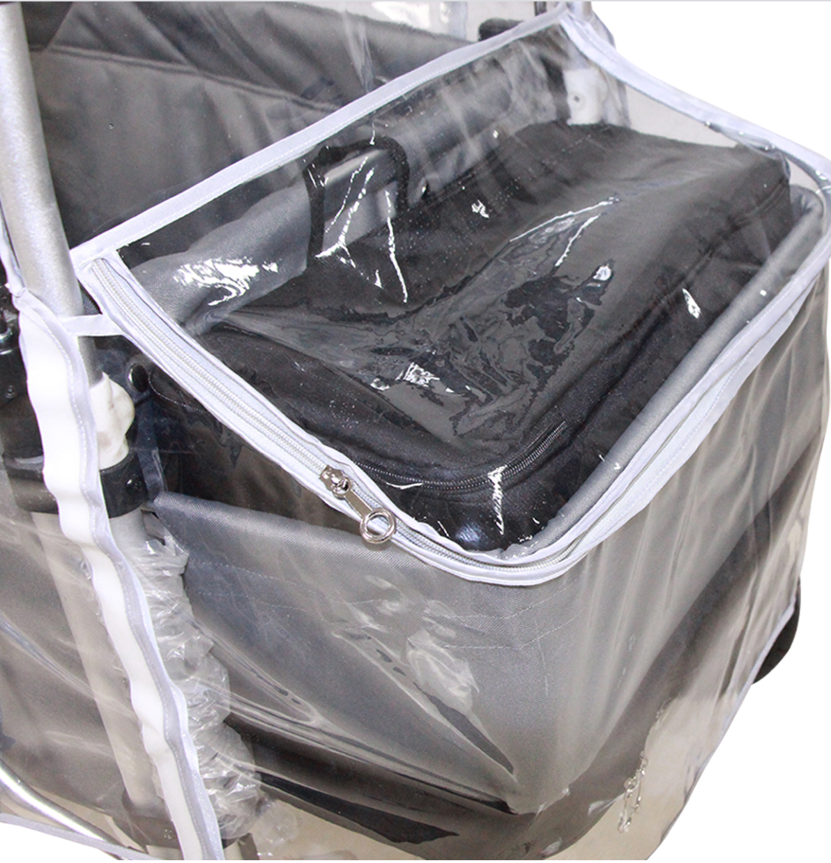 FUXTEC Regenschutz transparent für Bollerwagen CTL900 & CTL950