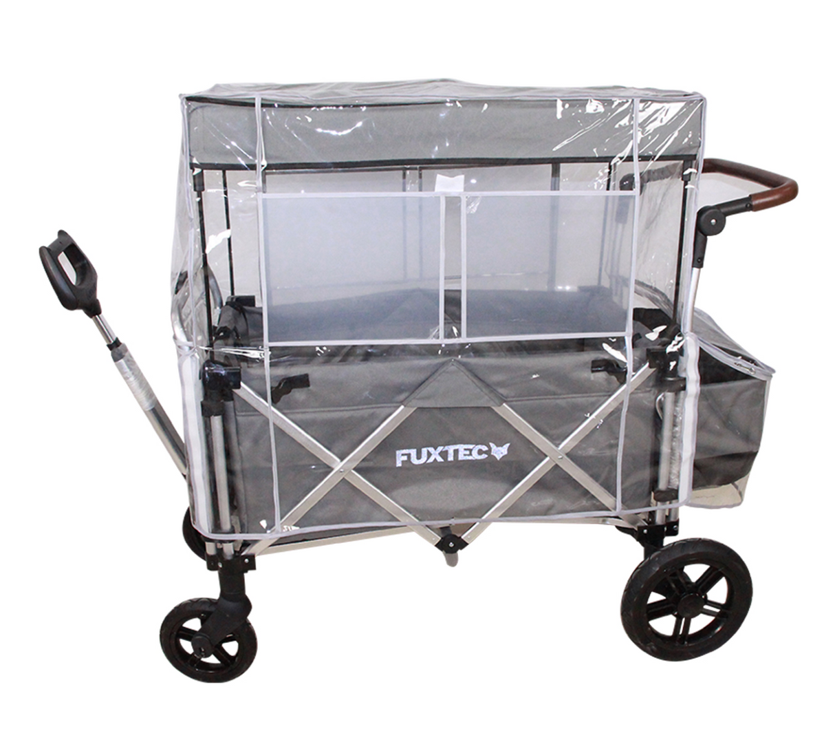 FUXTEC Regenschutz transparent für Bollerwagen CTL900 & CTL950