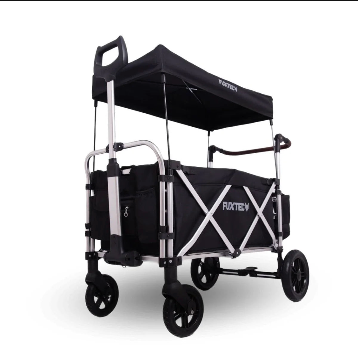 FUXTEC faltbarer Premium Bollerwagen FX-CTL-900 in schwarz