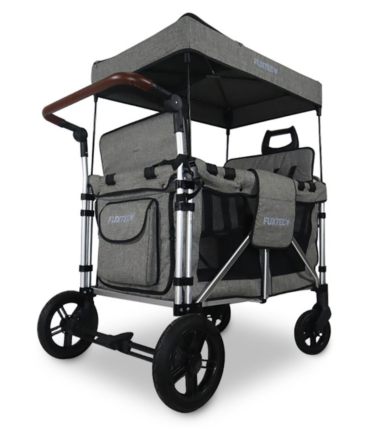 FUXTEC 4-Sitzer XL Luxus Bollerwagen FX-CTXL900 Premium Grau