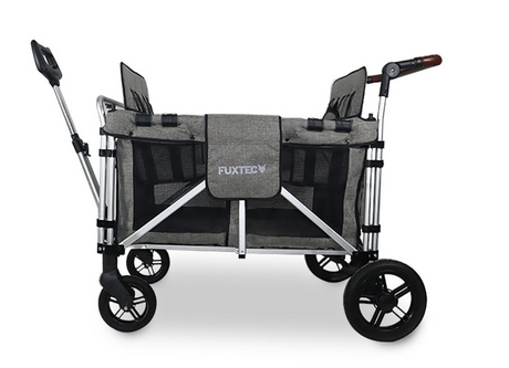 FUXTEC 4-Sitzer XL Luxus Bollerwagen FX-CTXL900 Premium Grau