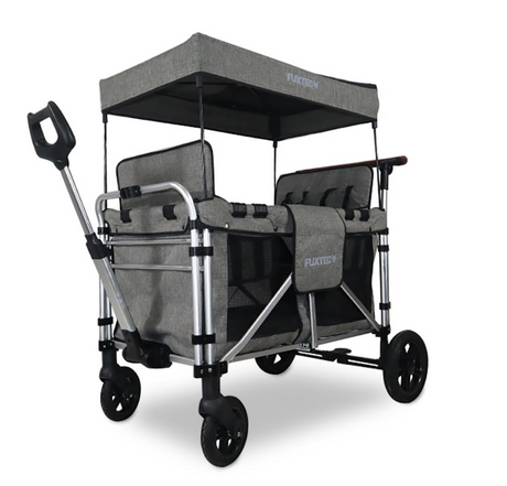 FUXTEC 4-Sitzer XL Luxus Bollerwagen FX-CTXL900 Premium Grau