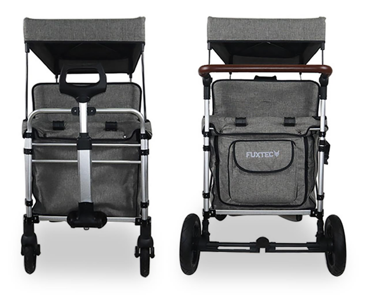 FUXTEC 4-Sitzer XL Luxus Bollerwagen FX-CTXL900 Premium Grau