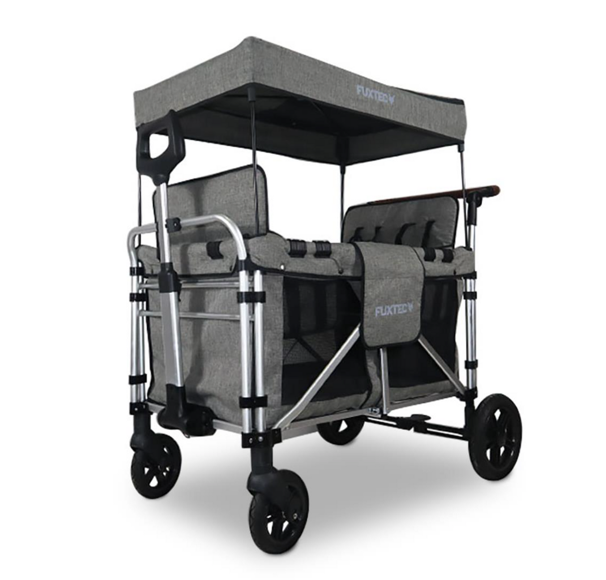 FUXTEC 4-Sitzer XL Luxus Bollerwagen FX-CTXL900 Premium Grau