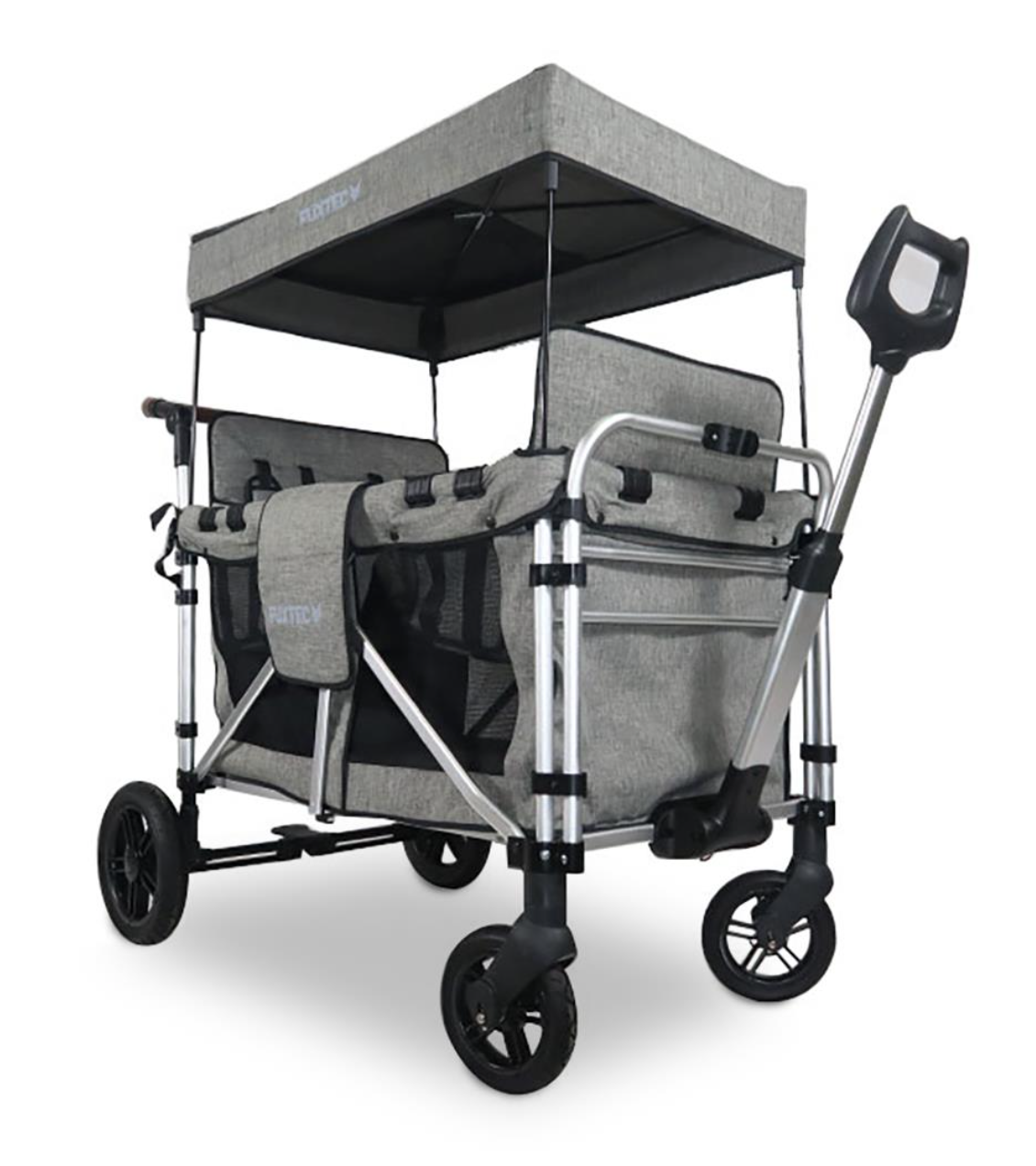 FUXTEC 4-Sitzer XL Luxus Bollerwagen FX-CTXL900 Premium Grau