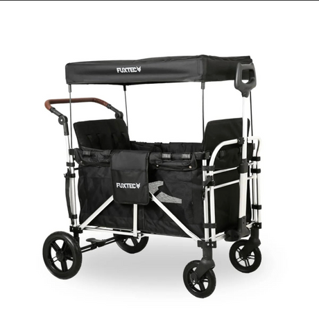 FUXTEC faltbarer Luxus Bollerwagen XL 4-Sitzer FX-CTXL900, schwarz