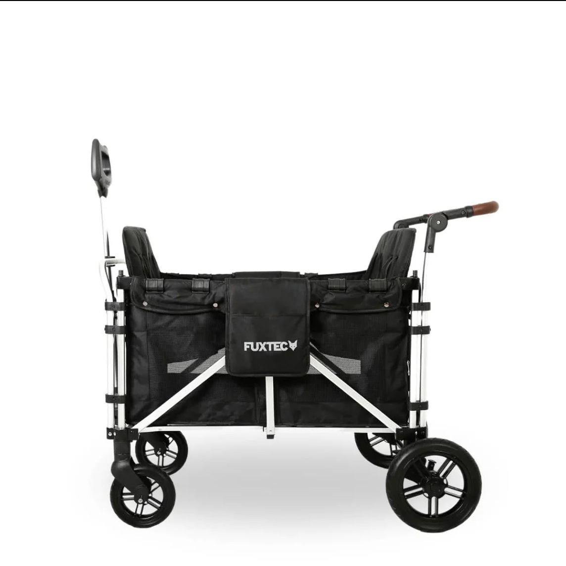 FUXTEC faltbarer Luxus Bollerwagen XL 4-Sitzer FX-CTXL900, schwarz