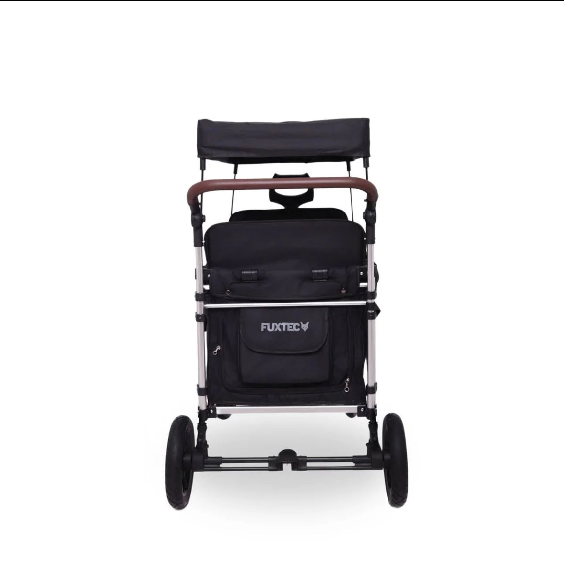 FUXTEC faltbarer Luxus Bollerwagen XL 4-Sitzer FX-CTXL900, schwarz