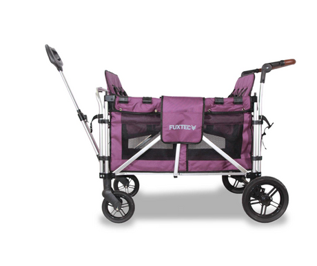 FUXTEC 4-Sitzer XL Luxus Bollerwagen FX-CTXL900 Purpur