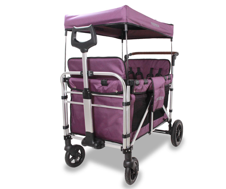 FUXTEC 4-Sitzer XL Luxus Bollerwagen FX-CTXL900 Purpur