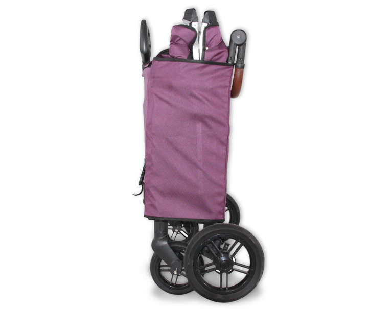 FUXTEC 4-Sitzer XL Luxus Bollerwagen FX-CTXL900 Purpur