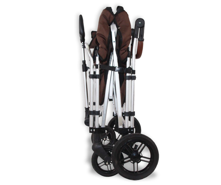 FUXTEC 4-Sitzer XL Luxus Bollerwagen FX-CTXL900 Braun