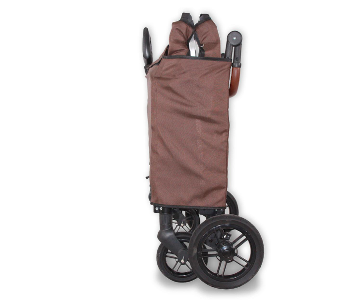 FUXTEC 4-Sitzer XL Luxus Bollerwagen FX-CTXL900 Braun