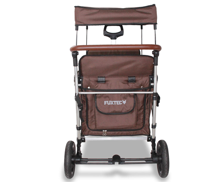 FUXTEC 4-Sitzer XL Luxus Bollerwagen FX-CTXL900 Braun