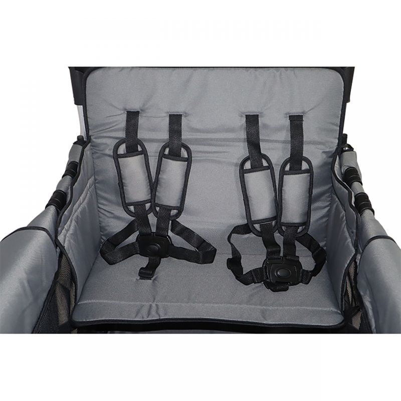 FUXTEC 4-Sitzer XL Luxus Bollerwagen FX-CTXL900 Grau