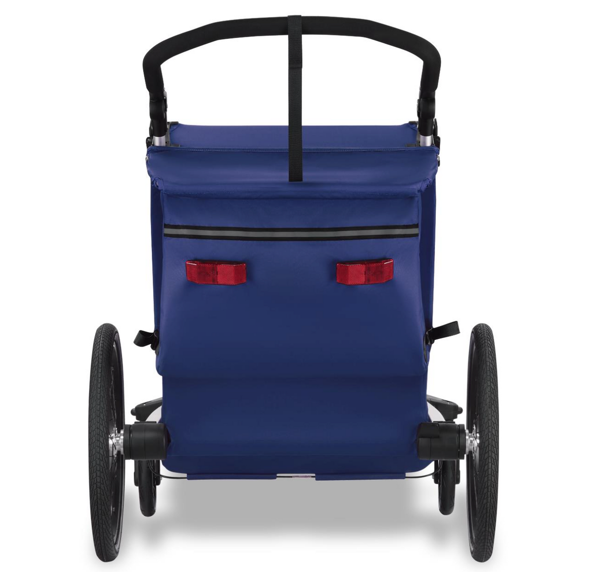 FUXTEC Fahrradanhänger/Jogger mit Jogger-Rad in blau