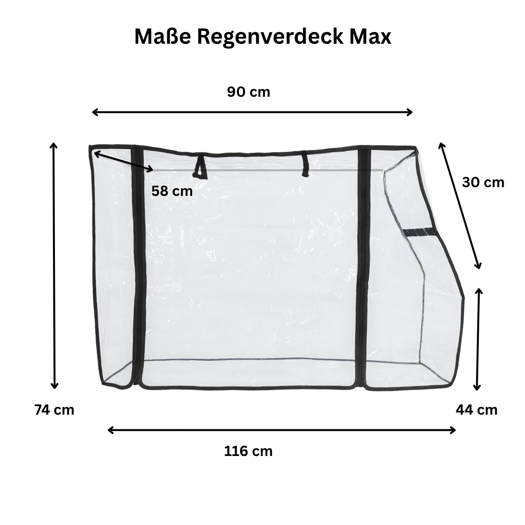 Regenverdeck FROSAL Bollerwagen Max Regenschutz
