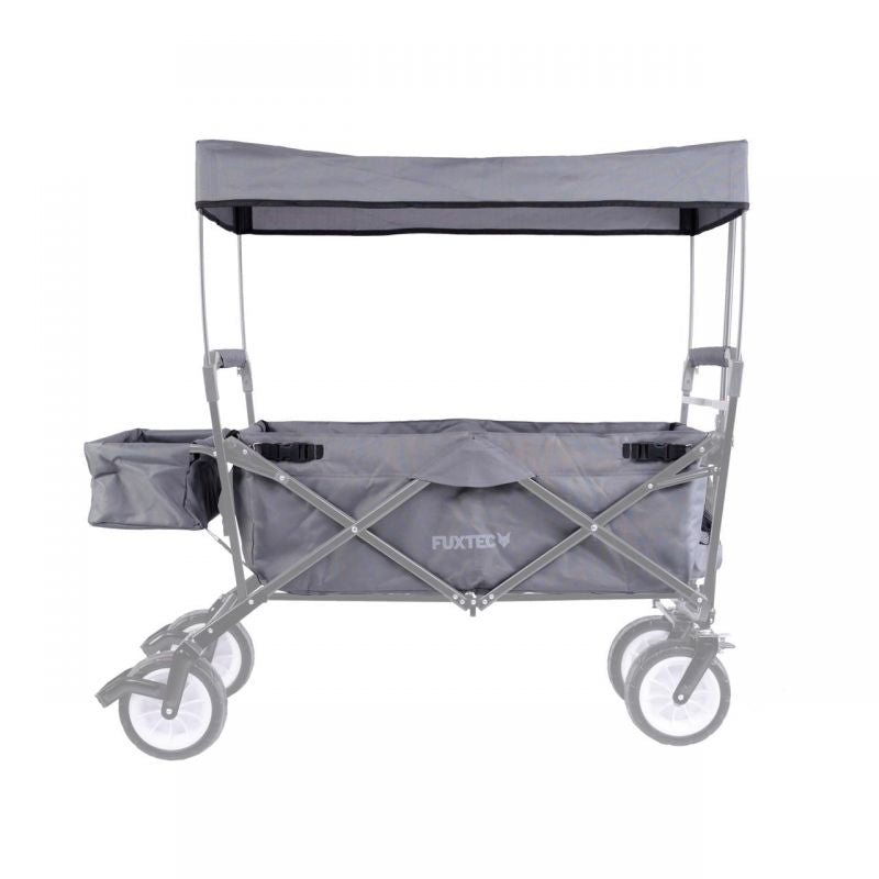 Stoff Bezug Bollerwagen komplett in Türkis JW76C Grau