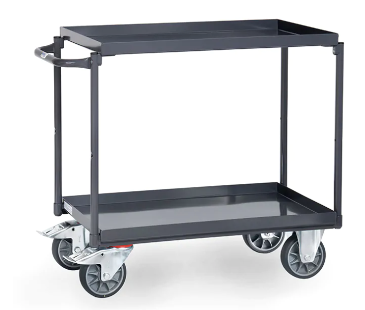 ESD-Tischwagen mit Wannen-Copy