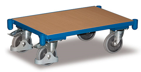 VARIOfit ESD-Euro-System-Roller Holzladefläche und Eckhülsen, sw-410.002