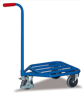 VARIOfit Griffroller mit Stahlrohrladefläche, eine Lenkrolle, sw-450.805