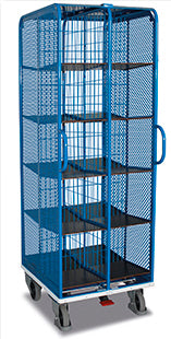 VARIOfit Aktenwagen mit 20 Fächern und EasySTOP sw-574.002