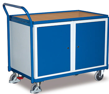 VARIOfit Werkstattwagen mit zwei Schränke, EasySTOP sw-600.604