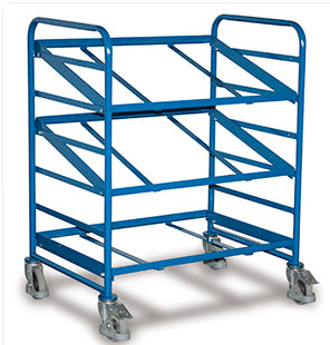 VARIOfit Breiter, offener Eurokastenwagen mit drei Etagen sw-610.200