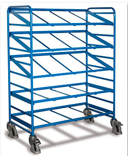 VARIOfit Breiter offener Eurokastenwagen mit fünf Etagen, sw-610.300