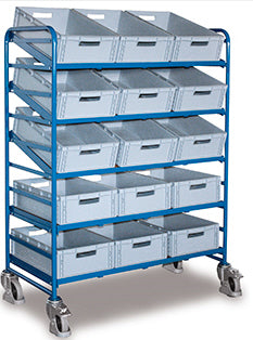 VARIOfit Breiter Eurokastenwagen mit 15 Kästen sw-610.302